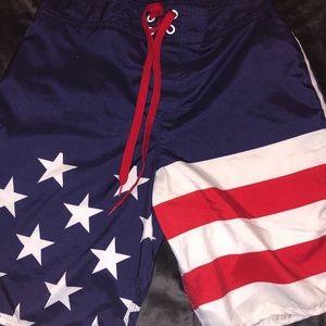 American Flag swim suit